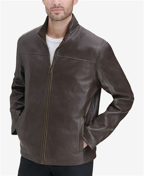mens leather jackets macys